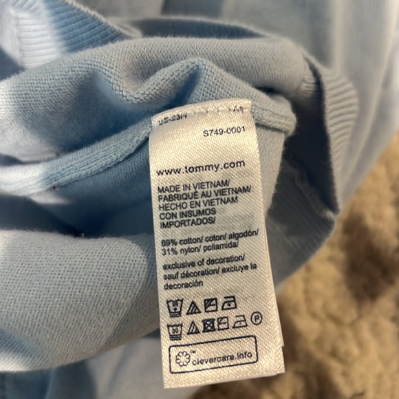 Tommy Hilfiger blue top Large - Picture 4 of 4